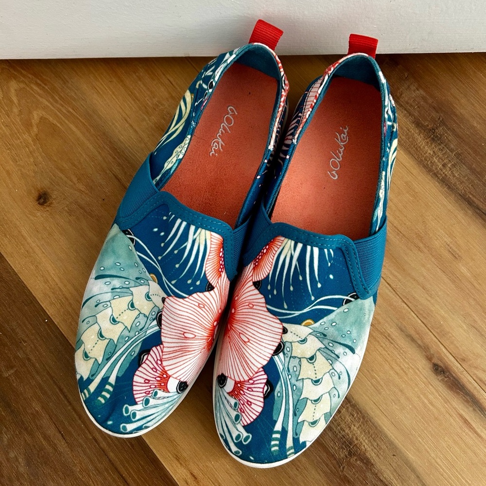 Olukai Hale’iwa Pa’i Shoes EUC Size 6